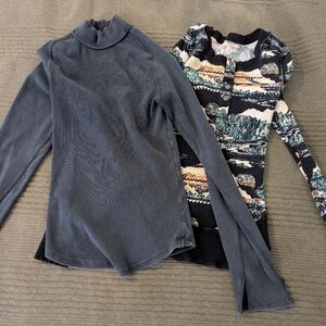 Free People Long Sleeve Thermal Bundle Large